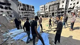 Gazze’de Şifa Hastanesi’nin bahçesinden 17 cansız beden daha çıkarıldı