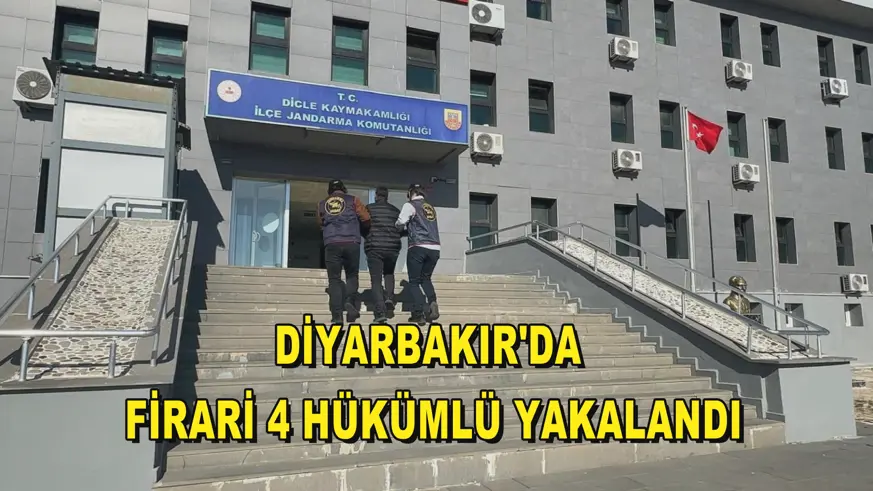 Diyarbakır'da firari 4 hükümlü yakalandı