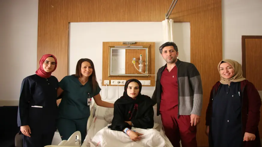 Şanlıurfa'da bir çift beşiz bebek sahibi oldu