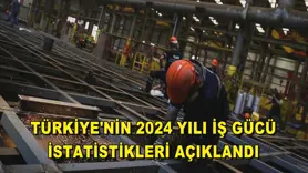 Türkiye'nin 2024 yılı iş gücü istatistikleri açıklandı