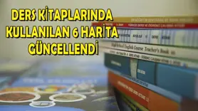 Ders kitaplarında kullanılan 6 harita güncellendi