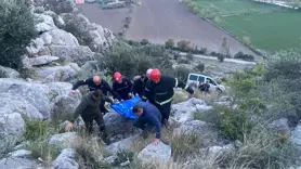 Uçuruma devrilen aracın sürücüsü yaşamını yitirdi