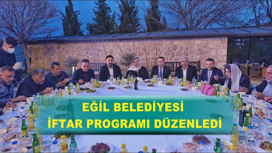Eğil Belediyesi iftar programı düzenledi