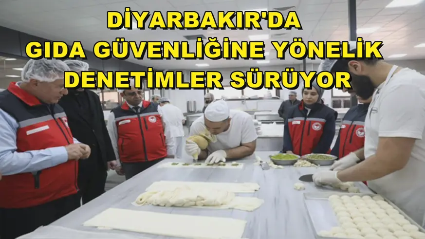 Diyarbakır'da gıda güvenliğine yönelik denetimler sürüyor