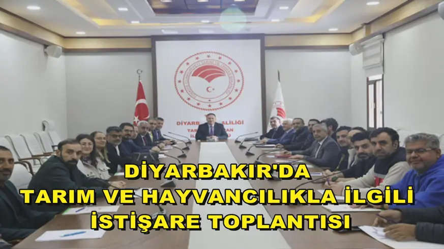 Diyarbakır'da tarım ve hayvancılıkla ilgili istişare toplantısı