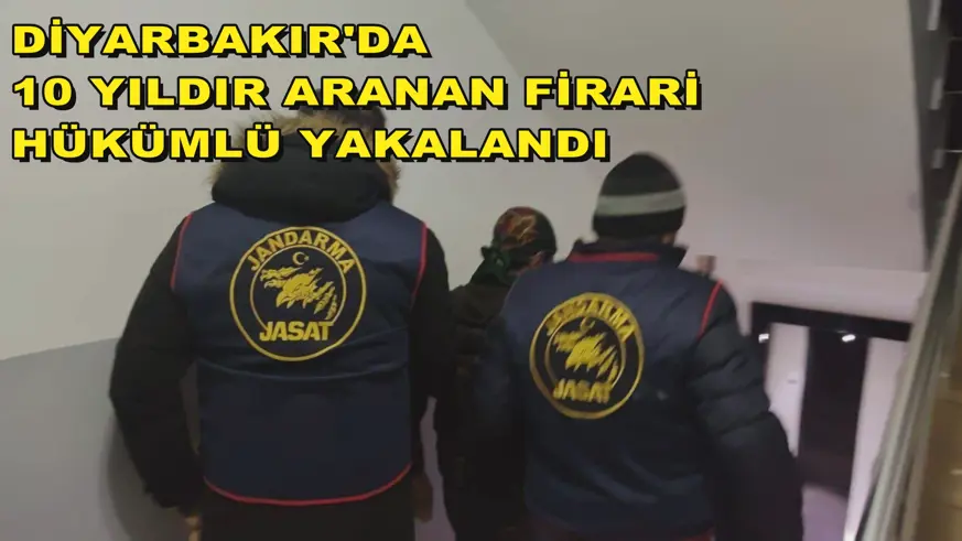 10 yıldır aranan firari hükümlü yakalandı