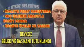 Beykoz Belediye Başkanı tutuklandı