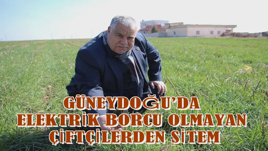 Güneydoğu’da Elektrik Borcu Olmayan Çiftçilerden Sitem