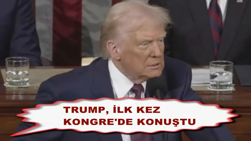 Trump ilk kez Kongre'de konuştu