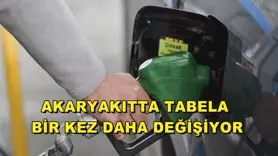 Akaryakıtta tabela bir kez daha değişiyor