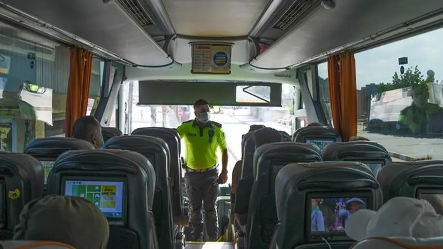 Diyarbakır'da yolcu otobüsleri denetleniyor