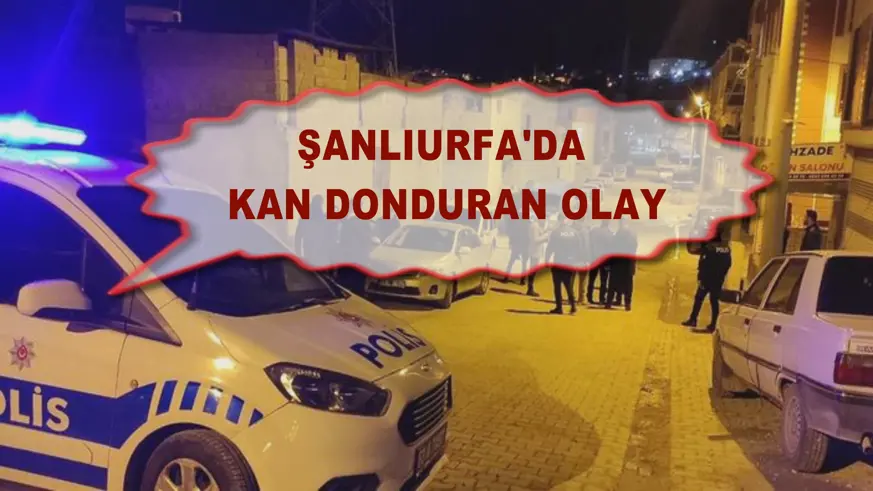 Şanlıurfa'da kan donduran olay