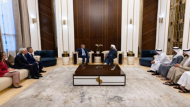 BAE’li mevkidaşı Al Nahyan ile görüştü