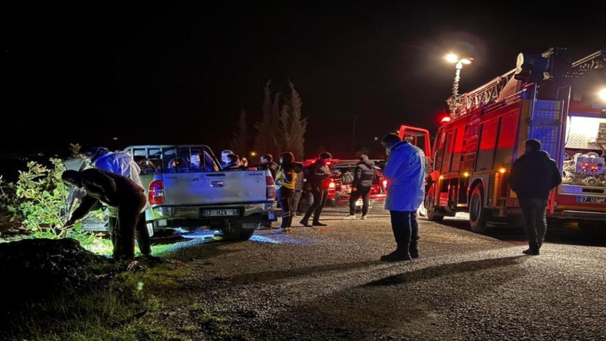 Araç içinde yanmış ceset bulundu