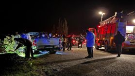 Araç içinde yanmış ceset bulundu