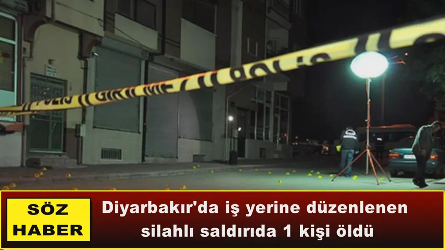 Diyarbakır'da  silahlı saldırı